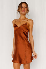 Domina Dress Coffee